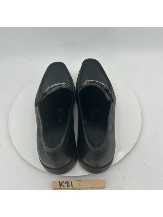Salvatore Ferragamo Men Size 8 EE Black Leather Horsebit Loafer Dress Shoes main image 7